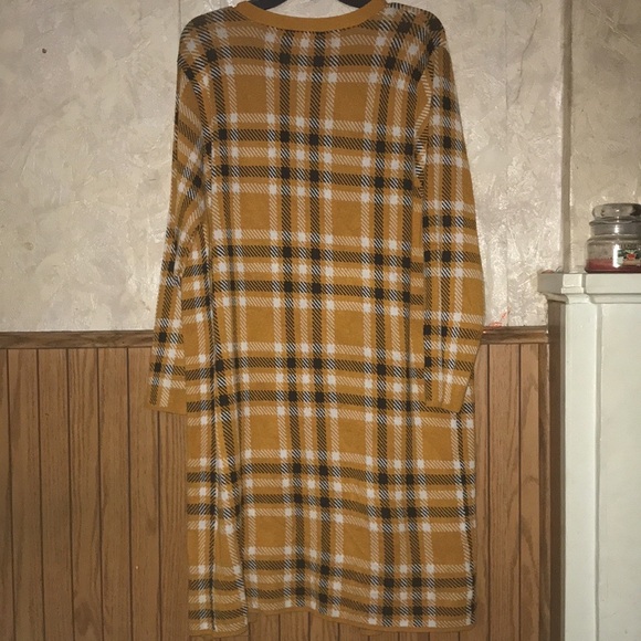 Black,white & butterscotch trendy threads skirt set (3X) - Picture 5 of 7